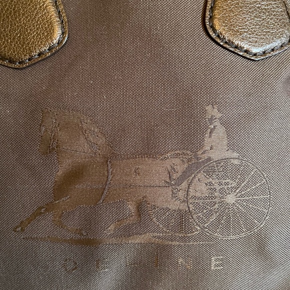 Celine Carriage Canvas Tote - Picture 3 of 10